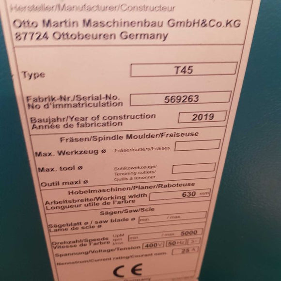 Reismusas MARTIN T45 630