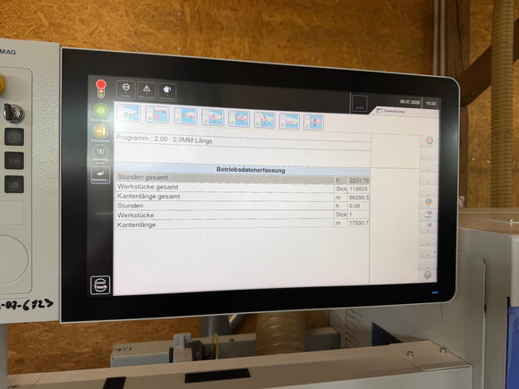 Briaunų laminavimo staklės Brandt KDF 440 C