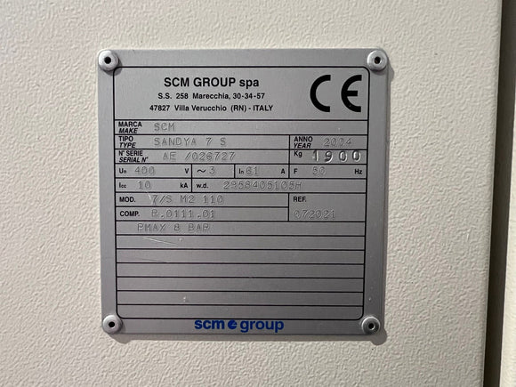 Plačiajuostės šlifavimo staklės SCM 1100