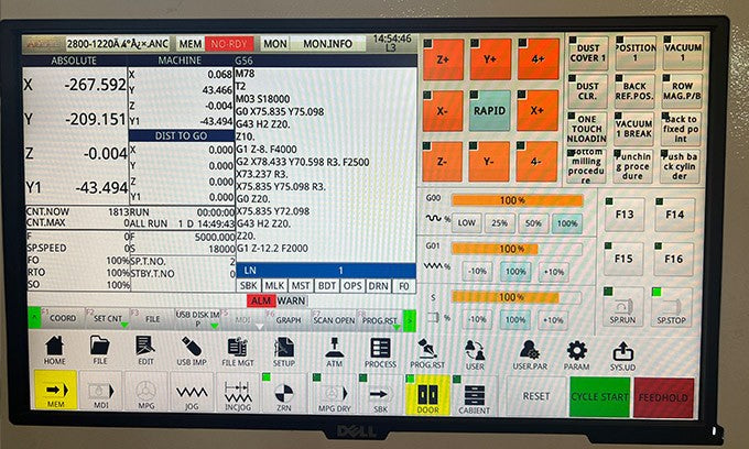 CNC frezavimo centras ASTERAS 2128 M4