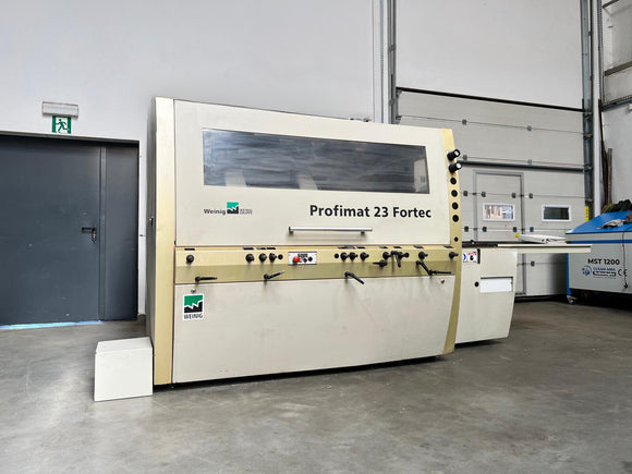 Keturpusės obliavimo staklės Weinig Profimat 23 Fortec