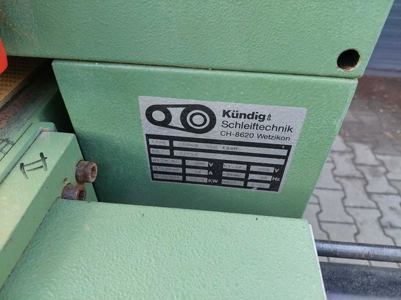 Plačiajuostės šlifavimo staklės Kundig 1350