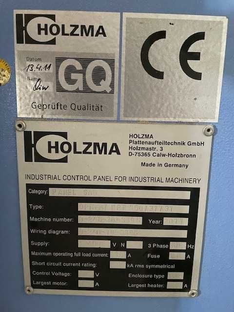 Supjovimo centras HOLZMA HPP 350