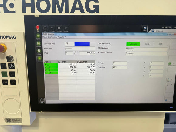 CNC gręžimo centras Homag BHX 055