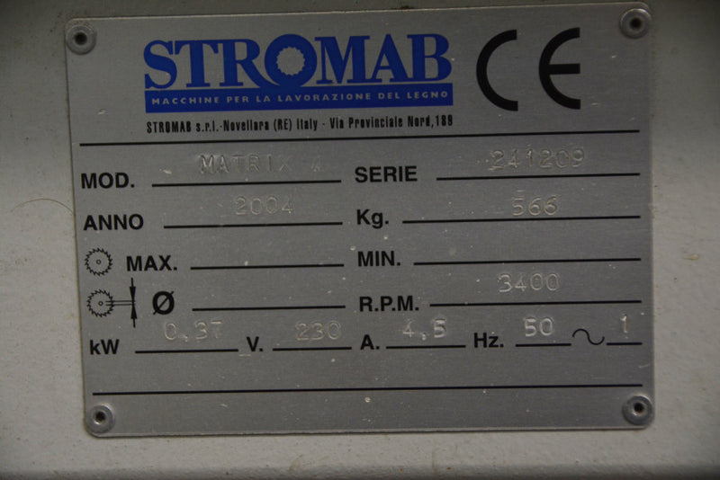 Optimizavimo staklės STROMAB TR500 MATRIX 4