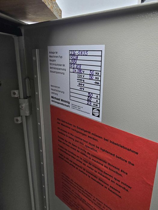 Keturpusės obliavimo staklės Weinig Profimat 22N