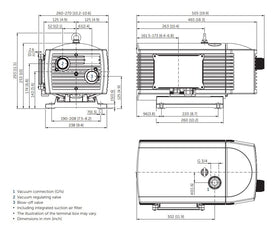 Vakuuminis siurblys Becker VT 4.25, betepalinis, mentinis - Industry Solutions