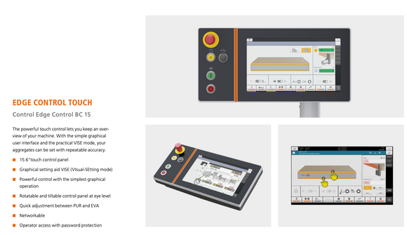 Briaunu laminavimo staklės Holzher Streamer 1054 Classic - Industry Solutions