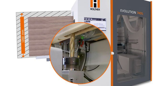 CNC gręžimo staklės HOLZ-HER  EVOLUTION 7405 Connect - Industry Solutions