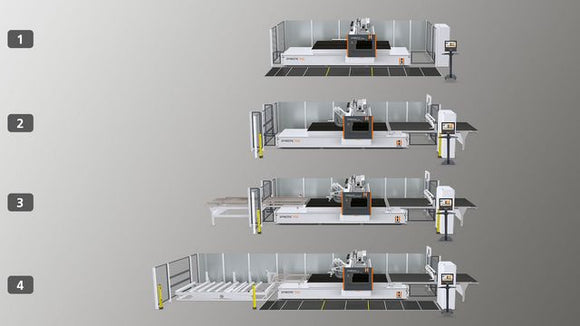 CNC frezavimo-gręžimo centras HOLZ-HER DYNESTIC 7532 - Industry Solutions