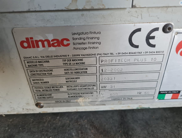 Šepetinės šlifavimo staklės Dimac Profitech 10 Plus - Industry Solutions