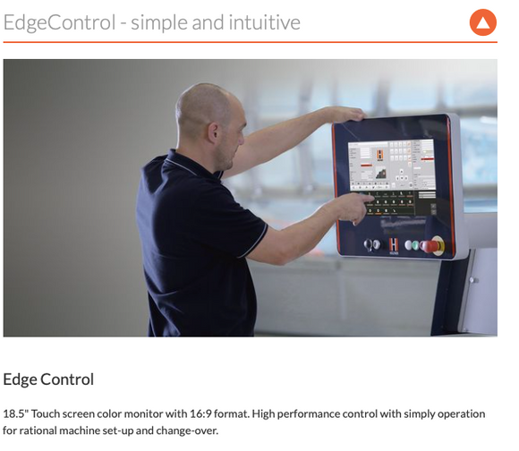 Briaunu laminavimo staklės HOLZ-HER Sprint 1327 Power - Industry Solutions