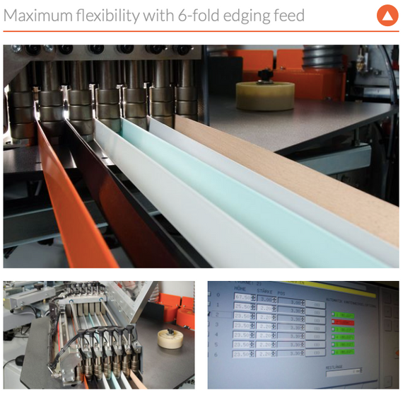 Briaunu laminavimo staklės HOLZ-HER Sprint 1327 Power - Industry Solutions
