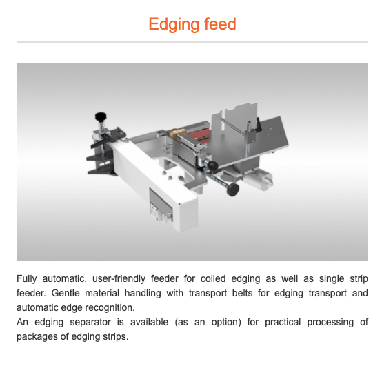 Briaunu laminavimo staklės Holzher Streamer 1057XL C - Industry Solutions