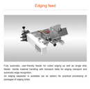 Briaunu laminavimo staklės Holzher Streamer 1057XL C - Industry Solutions