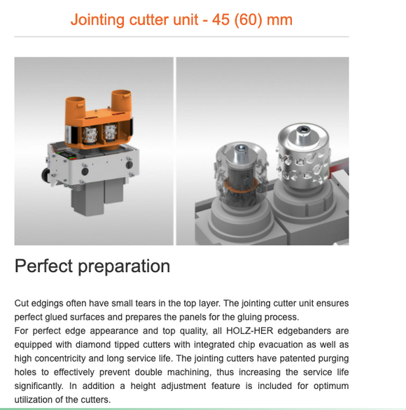 Briaunu laminavimo staklės Holzher Streamer 1057XL C - Industry Solutions