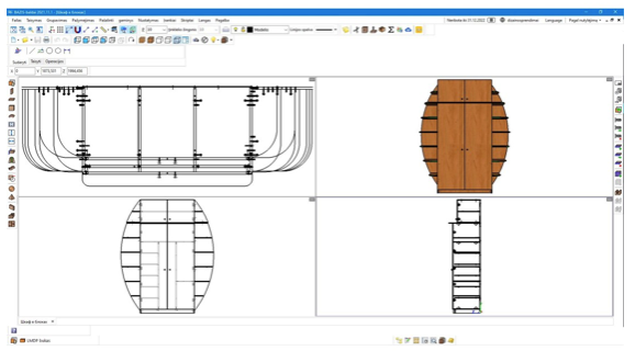 Korpusinių baldų projektavimo ir gamybos programa BAZIS SOFT - modulis BALDININKAS - Industry Solutions
