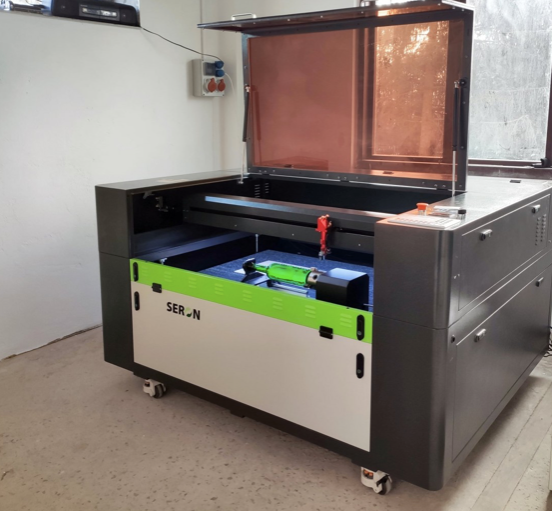 Pjovimo - graviravimo lazeris Seron SLX 1309 100w + C ašis