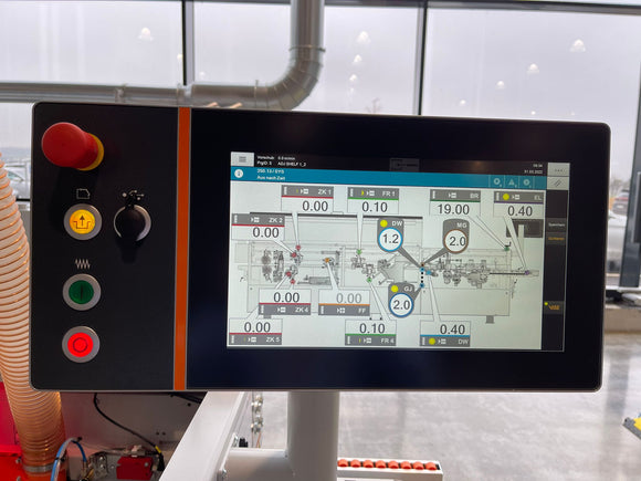 Briaunu laminavimo staklės Holzher Streamer 1057XL C - Industry Solutions